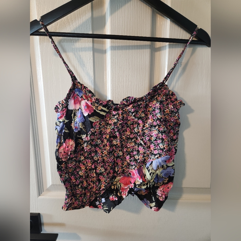 Floral crop top